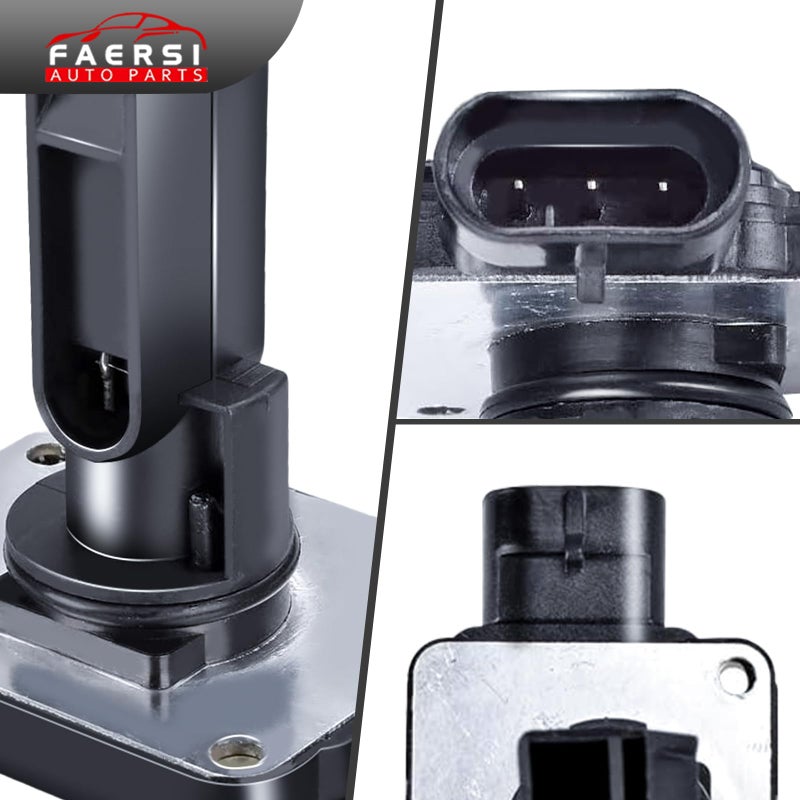 FAERSI Mass Air Flow Meter Sensor MAF AFH50M-05 Replacement for Buick Chevy Oldsmobile Pontiac 3.8L 3Pin, 1999-2005 Lesabre, 2000-2005 Impala, 1999-2005 Bonneville, 1999-2002 Camaro - Image 5